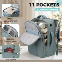 Sac à dos de cabine Ryanair Velvet neuf, 40x30x20, pour siège inférieur, 24L, sac de voyage TSA avec poche humide, compatible avec ordinateur portable 15,6 pouces