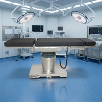 Table d'opération neurochirurgicale électro-hydraulique ultra-basse, réglage pneumatique des plaques de maintien tête et jambes, facile à utiliser