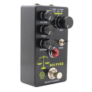 Direkt verkauf Hochwertiges schwarzes Aluminium-Multi-Effekt-Gitarren pedal BIG <span class=keywords><strong>FUZZ</strong></span> 4-MODE SELECTION KNOPF für Bassgitarre - Product Image 2