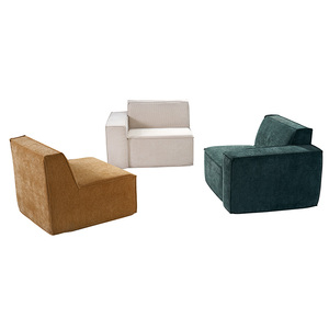 Canapé trois places Qunjun, design italien, style européen, tissu moderne, éponge réglable, Chesterfield, sectionnel d'angle, salon - Product Image 2