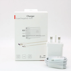 <span class=keywords><strong>Chargeur</strong></span> Super Rapide Original 10V 4A Prise UK 40W Adaptateur Secteur USB 5A Câble USB pour <span class=keywords><strong>Huawei</strong></span> Mate 30 <span class=keywords><strong>Pro</strong></span> P20 <span class=keywords><strong>P30</strong></span> <span class=keywords><strong>Pro</strong></span> - Product Image 1
