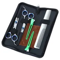 Profession elles Haarschneide-Edelstahlscheren-Set mit Kammclip Premium Hair Styling Tool 7-teiliges Haarschneide-KIT