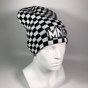 OEM acrílico Scully Unfold hombres gorro de punto personalizado Jacquard bordado logo cálido gorro de punto - Product Image 3