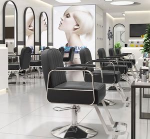 Barbería Silla de peluquería Peluquería Teñido permanente Emitido Sillas invertidas Taburete de corte de cabello - Product Image 2