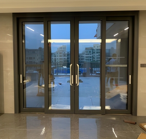 Portes coulissantes intérieures en verre mince à <span class=keywords><strong>double</strong></span> vitrage, étanches, modernes, panoramiques, finies, pour <span class=keywords><strong>garage</strong></span> de villa, conformes à la norme australienne AS2047 - Product Image 3