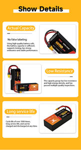 长续航 LiPo <span class=keywords><strong>Tcbest</strong></span> 1800mAh 11.1V 3S 25C 固态锂离子电池组，适用于无人机和航拍 - Product Image 2