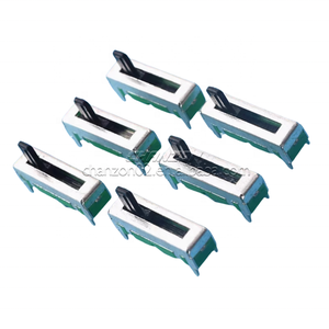 10 मिमी यात्रा 18 मिमी कुल लंबाई रैखिक नेतृत्व स्लाइड पोटेंशियोमीटर बी 10k B104 <span class=keywords><strong>b103</strong></span> 10k 100k चर अवरोधक खिलौना कार रोशनी के लिए - Product Image 1