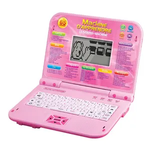 65 Functions English And French Intelligent Kids Laptop Learning Machine Toy For Children Learning