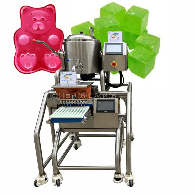 Easy set up automatic tabletop automatic soft hard candy making machine