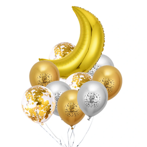 DAMAI Ramadan Mubarak <b>Balloons</b> Eid Mubarak Party <b>Decoration</b> Latex <b>Balloons</b> Set for Ramadan <b>Decor</b> - Product Image 2