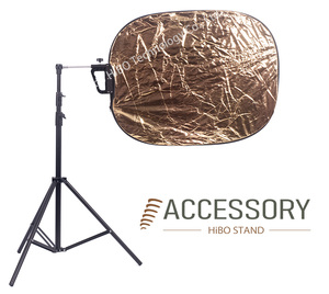 Panel reflector de metal plegable <span class=keywords><strong>5</strong></span> en 1 de 60x75cm con mango, difusor dorado, plateado, blanco y negro para estudio de iluminación de fotografía - Product Image 5