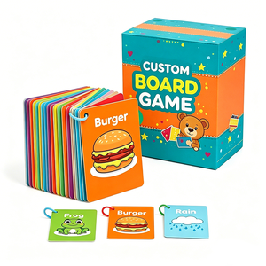 Jeu de société éducatif OEM personnalisé, production usine Vietnam, jeu de mémoire, cartes d'apprentissage cognitif pour enfants et écoles - Product Image 2