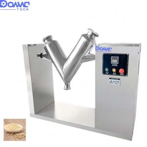 Mélangeur vertical de poudre cosmétique, de graines et d'épices à double bras en V, petite machine de laboratoire pour poudres sèches - Product Image 3