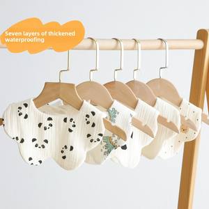Babero de Gasa Impermeable de 7 Capas de Algodón Puro con Dibujos Animados para Bebés Recién Nacidos - Product Image 2