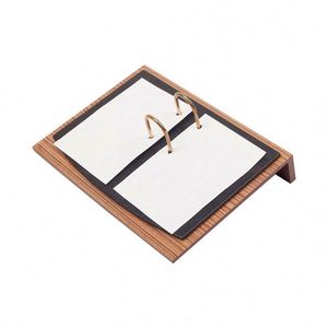 Ensemble de bureau de luxe Star en cuir et bois, 11 pièces, avec plateau simple, accessoires de bureau, tapis de bureau et boîte à stylos - Product Image 6