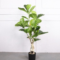 Plante artificielle en bonsaï de ficus banian QiHao pour la décoration intérieure