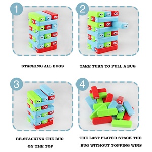 Puzzle 3D Blocchi da Costruzione Arcobaleno Giocattoli per Bambini Divertenti Ecologici <span class=keywords><strong>Giochi</strong></span> Educativi da Tavolo - Product Image 2