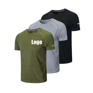 Camiseta Deportiva para Hombre, Bordada, de Secado Rápido, Transpirable, para Fitness, Running y Actividades al Aire Libre, Venta al Por Mayor - Product Image 1