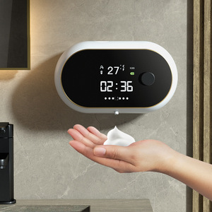 Fabricant professionnel de distributeur automatique de désinfectant pour les mains à capteur mural W2, distributeur de savon sans contact USB - Product Image 1