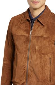 Veste en daim pour hommes, veste en cuir en daim/meilleure qualité - Product Image 5