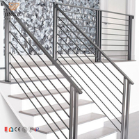 Balustrades et rampes en aluminium de conception moderne pour l'extérieur, garde-corps d'escalier extérieur en câble, garde-corps en métal, designs de garde-corps