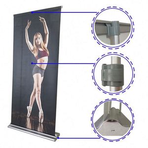Siêu rõ ràng nhôm có thể thu vào cuộn lên biểu ngữ đứng in ấn kéo lên biểu ngữ kích thước lớn biểu ngữ đứng - Product Image 5