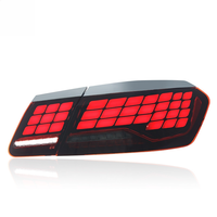 Lampu Belakang LED Full Dragon Scale Dinamis DRL Sein Sequential Modifikasi untuk Mercedes E-Class W212 2010-2015