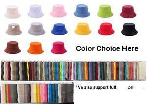 Custom Fisherman <b>Hats</b> Blank Cotton Men Embroidered Summer Bucket <b>Hat</b> - Product Image 4