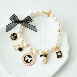 Accesorios de Joyería para Mascotas <span class=keywords><strong>Collar</strong></span> de Moda para Gato con Perlas y Corona - Product Image 3