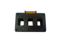Transformateur de courant triphasé Kehui KHCT7K, classe 0.5, boîtier en plastique, noyau solide, 50A-800A AC, fixation par vis