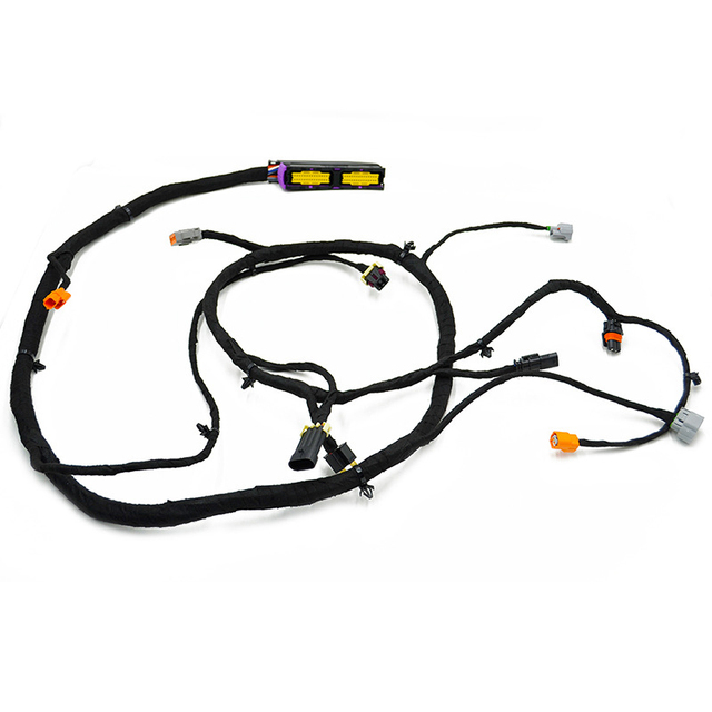Car Automotive Computer Central Control Unit Assembly Wire Harness Ecu Wiring Loom for Engine Customized