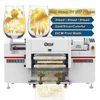 Impresora UV DTF LETOP de 60 cm (24 pulgadas) para etiquetas digitales en rollo, plotter de impresión de pegatinas de cristal, estampado en oro, Guangzhou