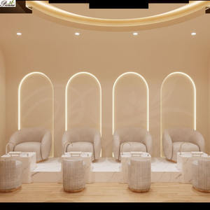 マッサージベッドベッドベッドベースシングル/ダブル/トリプル格安スパペディキュアベンチチェア浴槽付き - Product Image 1