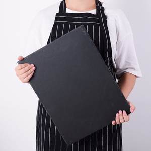 Platos de Buffet para Cena al por Mayor, Plato de Pizarra Negra Personalizado para Restaurante, Plato de Sushi de Piedra de Pizarra Negra - Product Image 3