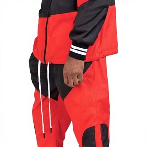 Chaqueta Cortavientos Ligera y Transpirable para Hombre LONG MISSION INDUSTRY, de Poliéster/Nailon, Estilo Deportivo, Color Sólido, Largo Completo - Product Image 3