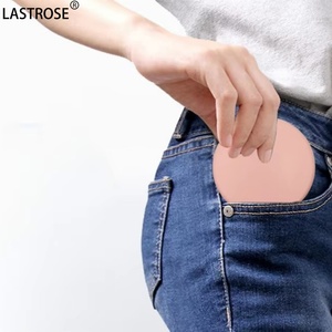 Bán Buôn Nhãn Hiệu Riêng Ánh Sáng Màu Hồng Mini LED Gương Xách Tay Có Thể Gập Lại Cầm Tay Du Lịch Gương Với Ánh Sáng - Product Image 6