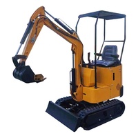 Une marque de Chine terre creuser coupe arbre cisaillement débroussailleuse minière hydraulique 1 tonne Mini pelleteuse petite pelle à vendre par le propriétaire