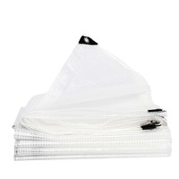 Bâche de construction en HDPE transparente, imperméable, anti-UV, résistante aux déchirures, à prix abordable