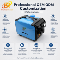 Chauffage diesel tout-en-un OkyRie AX52H 5KW 12V 24V AC220V triple alimentation pour camping-car