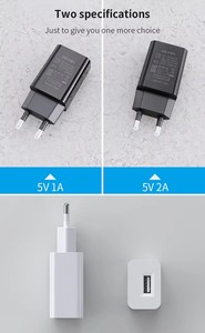 CHXDEV 5v 3a Alimentation EU Plug Adaptateur secteur 5V 3A <span class=keywords><strong>Chargeur</strong></span> USB 5W Charge rapide EU <span class=keywords><strong>Chargeur</strong></span> mural Chargeurs de téléphone portable - Product Image 5