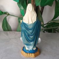 Statue créative de la Vierge Marie articles religieux décoration 3D résine artisanat décoration de la maison Souvenirs religieux Sculpture