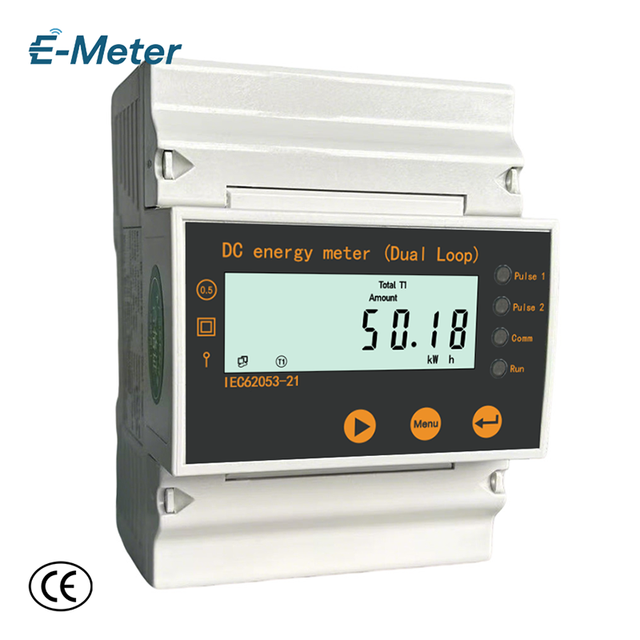 Photovoltaic Energy Storage Single Circuit Intelligent DC Energy Meter for Electric Vehicle Charging