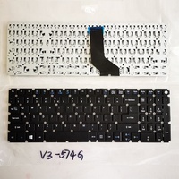 GR FR AR SP-teclado para ordenador portátil, reemplazo para E5, 573G, 553, 523, 522G, 576 A315-53, V3-574G, F5-572, V3-574G