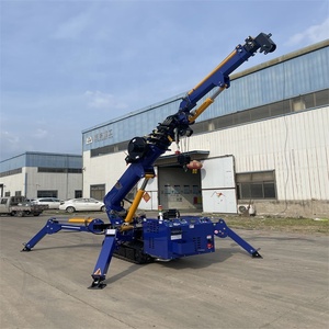 Cần Cẩu Bánh Xích xây dựng nhỏ <span class=keywords><strong>3</strong></span> tấn với động cơ thủy lực cánh tay Kính thiên văn 10m nâng chiều cao & nhịp 9M - Product Image 5