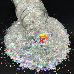 Glitter Misto Bianco Opale in Bulk <span class=keywords><strong>per</strong></span> Nail Art, <span class=keywords><strong>Decorazioni</strong></span> Natalizie in Poliestere - Product Image 2