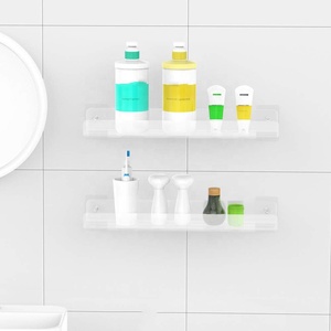 Estante <span class=keywords><strong>de</strong></span> Baño <span class=keywords><strong>de</strong></span> Acrílico Transparente <span class=keywords><strong>de</strong></span> 16.5 Pulgadas, <span class=keywords><strong>Estantes</strong></span> <span class=keywords><strong>de</strong></span> Baño <span class=keywords><strong>para</strong></span> Montar en la Pared, Organizador <span class=keywords><strong>de</strong></span> <span class=keywords><strong>Ducha</strong></span> - Product Image 5