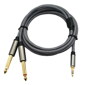 Câble stéréo 1/<span class=keywords><strong>8</strong></span> à 1/4 3.5mm TRS vers double 6.35mm 1/4 TS Mono Y Splitter Adaptateur de cordon audio compatible avec <span class=keywords><strong>IPhone</strong></span>, PC, ordinateur - Product Image 6
