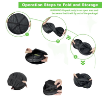 Séchoir en maille de nylon multicolore 60cm de diamètre 8 couches Filet de séchage pour plantes suspendues de jardin Filet de séchage intérieur