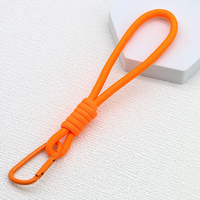Cordon tressé coloré polyvalent anti-chute pour porte-clés, appareil photo, coque de téléphone portable courte et dragonne pour iPhone 18 17