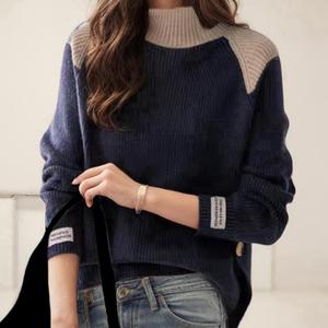 Maglione da Donna Personalizzato Autunno Inverno, Alta Qualità, Caldo Pullover a Collo Alto Lavorato a <span class=keywords><strong>Maglia</strong></span>, Collezione 2026 - Product Image 2